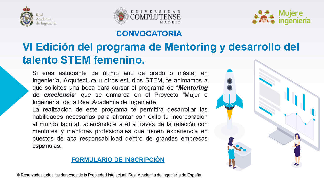 VI Edición del programa de Mentoring y desarrollo del talento STEM femenino
